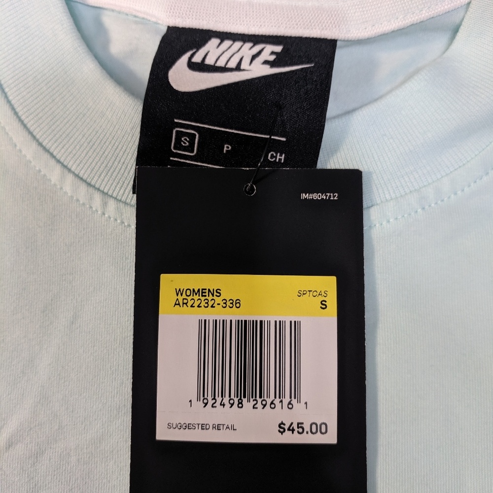 Nike Slim Fit T Shirt Mint - Picture 3 of 3